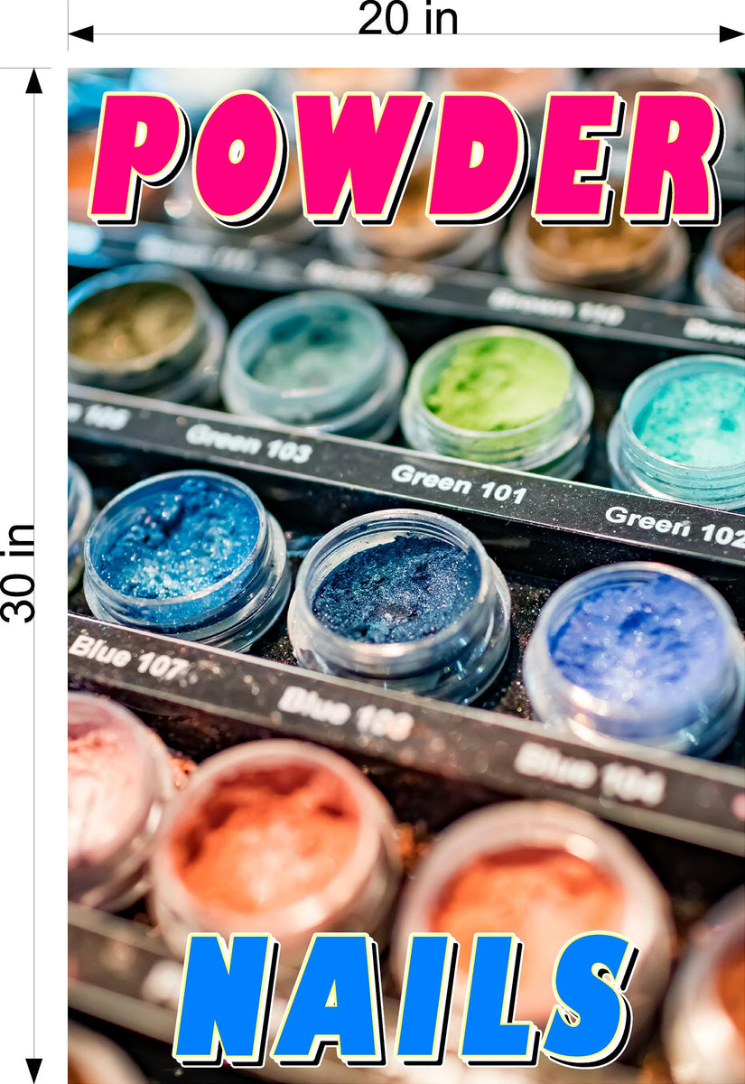 Dip Powder 04 Interior/Exterior Window Decal Vertical | NAILSIGNS.com ...