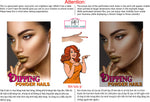 Dipping Powder 03 Perforated Mesh One Way Vision See-Through Window Vinyl Nail Salon Sign Vertical
