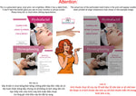 Facial 12 Perforated Mesh One Way Vision See-Through Window Vinyl Salon Sign Hydrafacial Dermaplaning Vertical