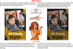 Family Hair 07 Perforated Mesh One Way Vision Window See-Through Sign Salon Vinyl Cut Haircut Vertical