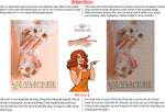 Manicure 10 Perforated Mesh One Way Vision See-Through Window Vinyl Nail Salon Sign Vertical