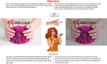 Manicure 17 Perforated Mesh One Way Vision See-Through Window Vinyl Nail Salon Sign Horizontal