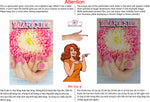 Manicure 18 Perforated Mesh One Way Vision See-Through Window Vinyl Nail Salon Sign Vertical