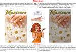 Manicure 28 Perforated Mesh One Way Vision See-Through Window Vinyl Nail Salon Sign Vertical