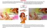 Massage 19 Perforated Mesh One Way Vision See-Through Window Vinyl Salon Sign Therapy Back Facial Foot Body Horizontal