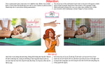 Massage 20 Perforated Mesh One Way Vision See-Through Window Vinyl Salon Sign Therapy Back Facial Foot Body Horizontal