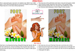 Massage 02 Perforated Mesh One Way Vision See-Through Window Vinyl Salon Sign Foot Vertical