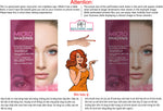 Microshading 04 Perforated Mesh One Way Vision See-Through Window Vinyl Salon Services Makeup Vertical
