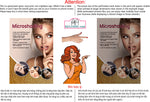 Microshading 05 Perforated Mesh One Way Vision See-Through Window Vinyl Salon Services Makeup Vertical