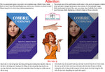 Ombre Eyebrows 06 Perforated Mesh One Way Vision See-Through Window Vinyl Salon Sign Powdered Brows Semi-permanent Vertical