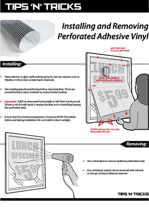 Skin Care 09 Perforated Mesh Vinyl One Way Vision See Through Medical Treatment Service Horizontal