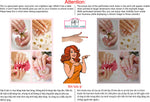 Salon 22 Perforated Mesh One Way Vision See-Through Window Vinyl Manicure Nails Vertical