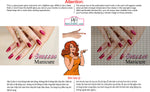 Salon 30 Perforated Mesh One Way Vision See-Through Window Vinyl Shellac Nails Manicure Horizontal