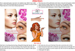 Salon 37 Perforated Mesh One Way Vision See-Through Window Vinyl Eyebrows Eyelashes Vertical