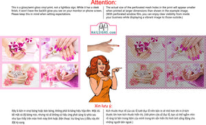 Salon 57 Perforated Mesh One Way Vision See-Through Window Vinyl Services Horizontal