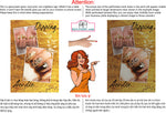Salon 77 Perforated Mesh One Way Vision See-Through Window Vinyl Nails Vertical