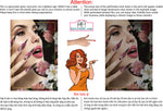 Salon 82 Perforated Mesh One Way Vision See-Through Window Vinyl Nails Vertical
