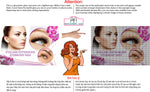 Salon 84 Perforated Mesh One Way Vision See-Through Window Vinyl eyelash extension eyebrows Horizontal