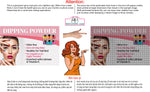 Salon 09 Perforated Mesh One Way Vision See-Through Window Vinyl Dipping Powder SNS Nail Sign Horizontal