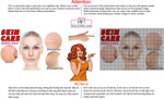 Skin Care 10 Perforated Mesh One Way Vision See-Through Window Vinyl Nail Sign Horizontal