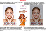 Skin Care 02 Perforated Mesh One Way Vision See-Through Window Vinyl Nail Salon Sign Vertical