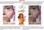 Skin Care 04 Perforated Mesh One Way Vision See-Through Window Vinyl Nail Salon Sign Vertical