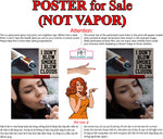 Vape 02 Perforated Mesh One Way Vision Window Vinyl See Through store Sign Juice Vaper e-liquids Pen Shop Vertical
