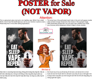 Vape 08 Perforated Mesh One Way Vision Window Vinyl See Through store Sign Juice Vaper e-liquids Pen Shop Vertical