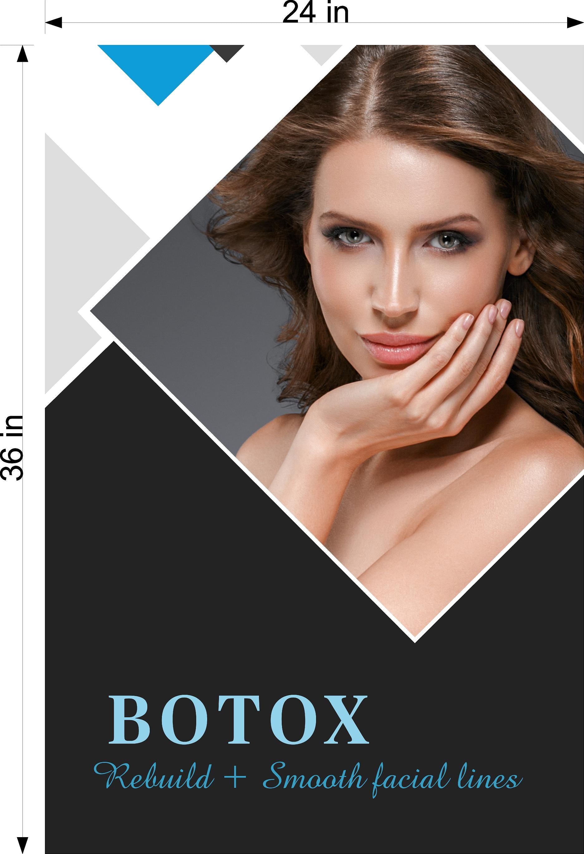 Botox 12 Photo-Realistic Paper Poster Premium Interior Inside Sign Advertising Marketing Wall Window Non-Laminated Vertical
