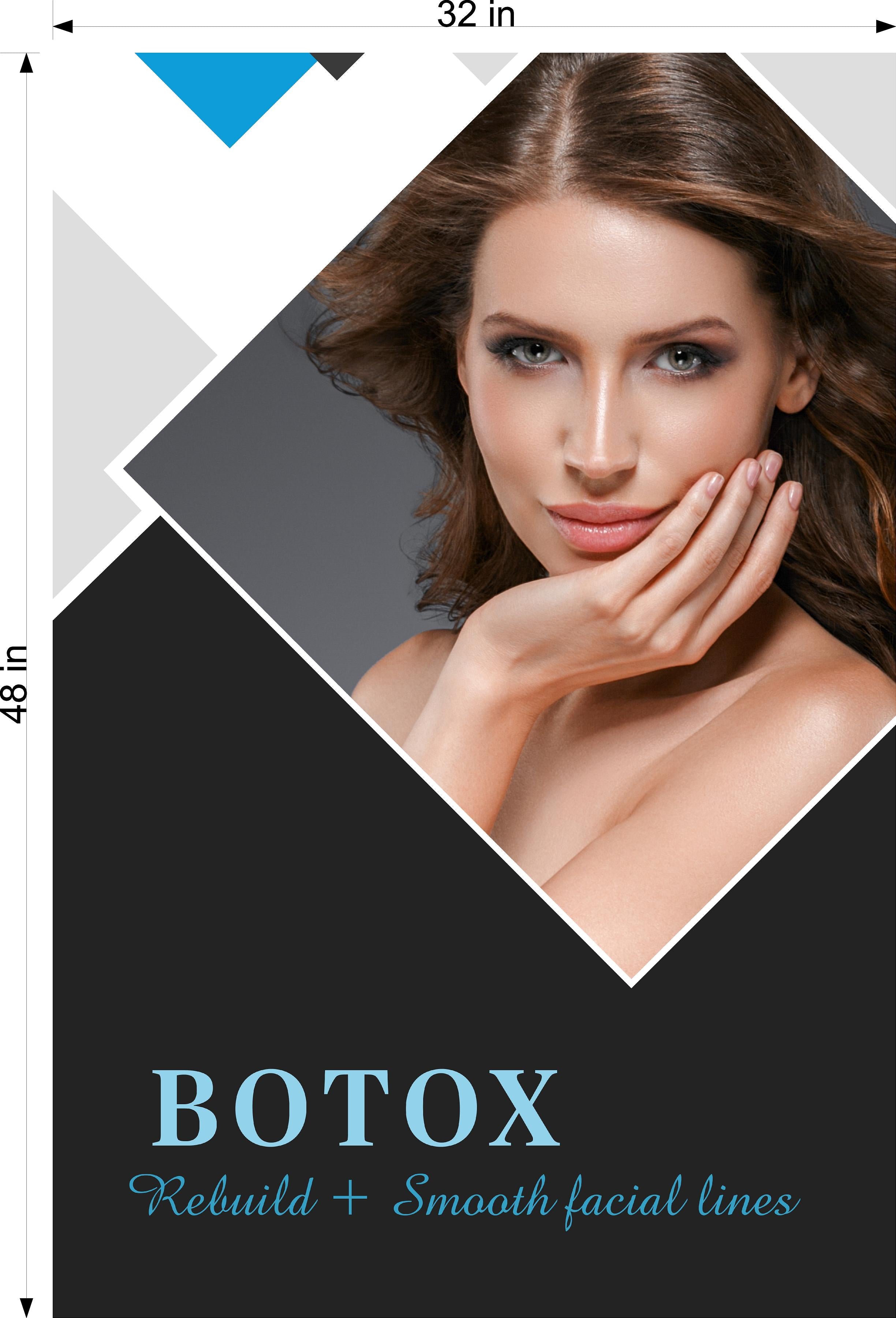 Botox 12 Photo-Realistic Paper Poster Premium Interior Inside Sign Advertising Marketing Wall Window Non-Laminated Vertical