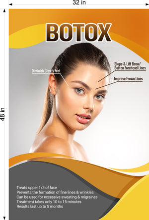 Botox 18 Photo-Realistic Paper Poster Premium Interior Inside Sign Advertising Marketing Wall Window Non-Laminated Vertical