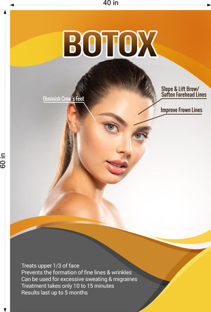 Botox 18 Photo-Realistic Paper Poster Premium Interior Inside Sign Advertising Marketing Wall Window Non-Laminated Vertical