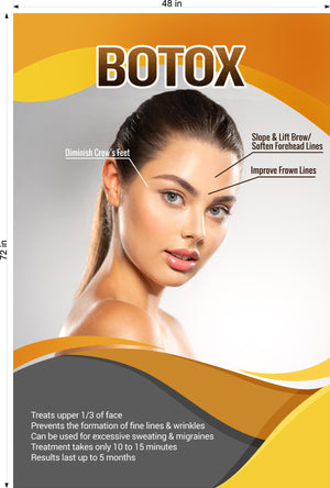 Botox 18 Photo-Realistic Paper Poster Premium Interior Inside Sign Advertising Marketing Wall Window Non-Laminated Vertical