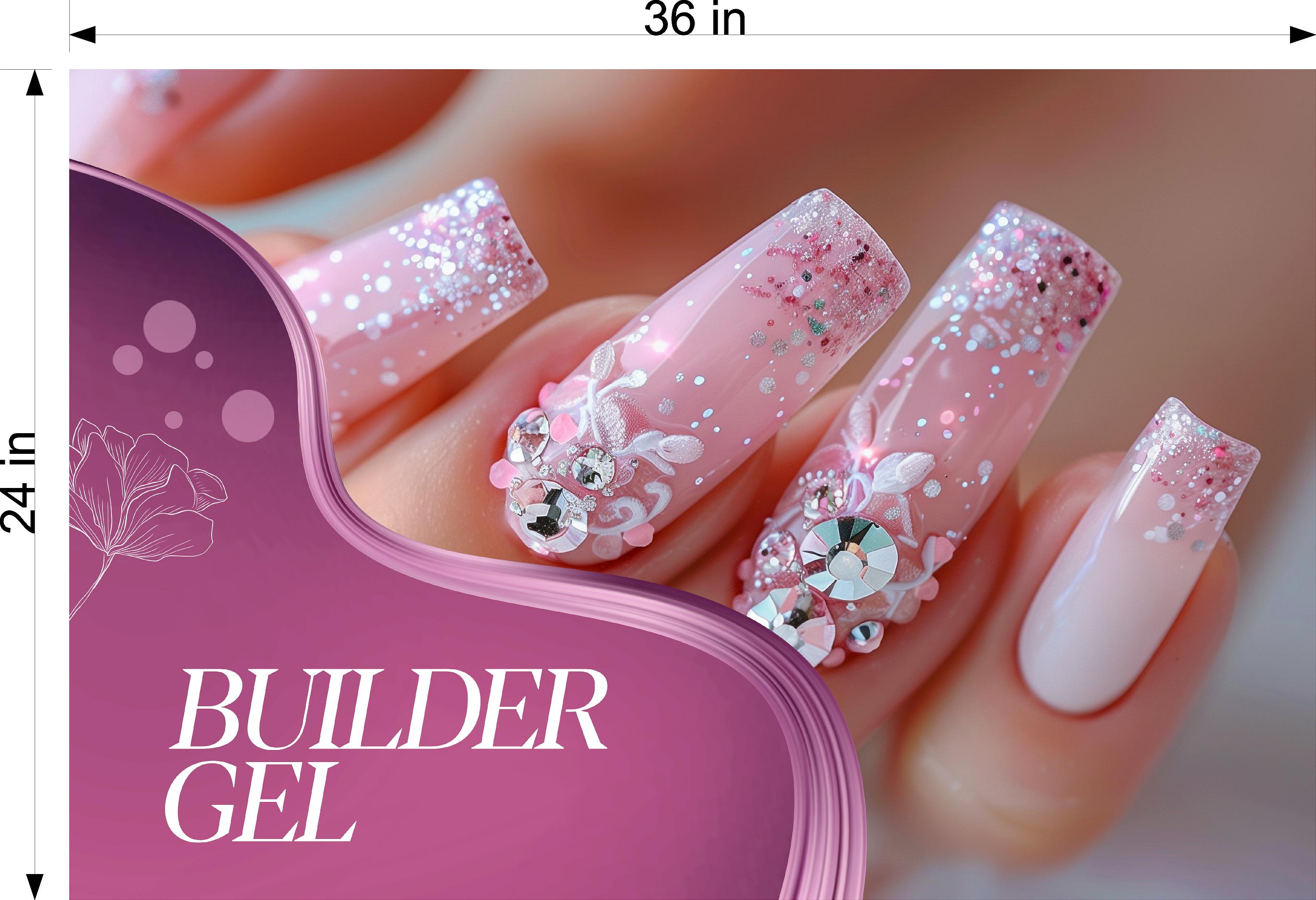 Gel 08 Photo-Realistic Paper Poster Salon Horizontal | NAILSIGNS.com ...