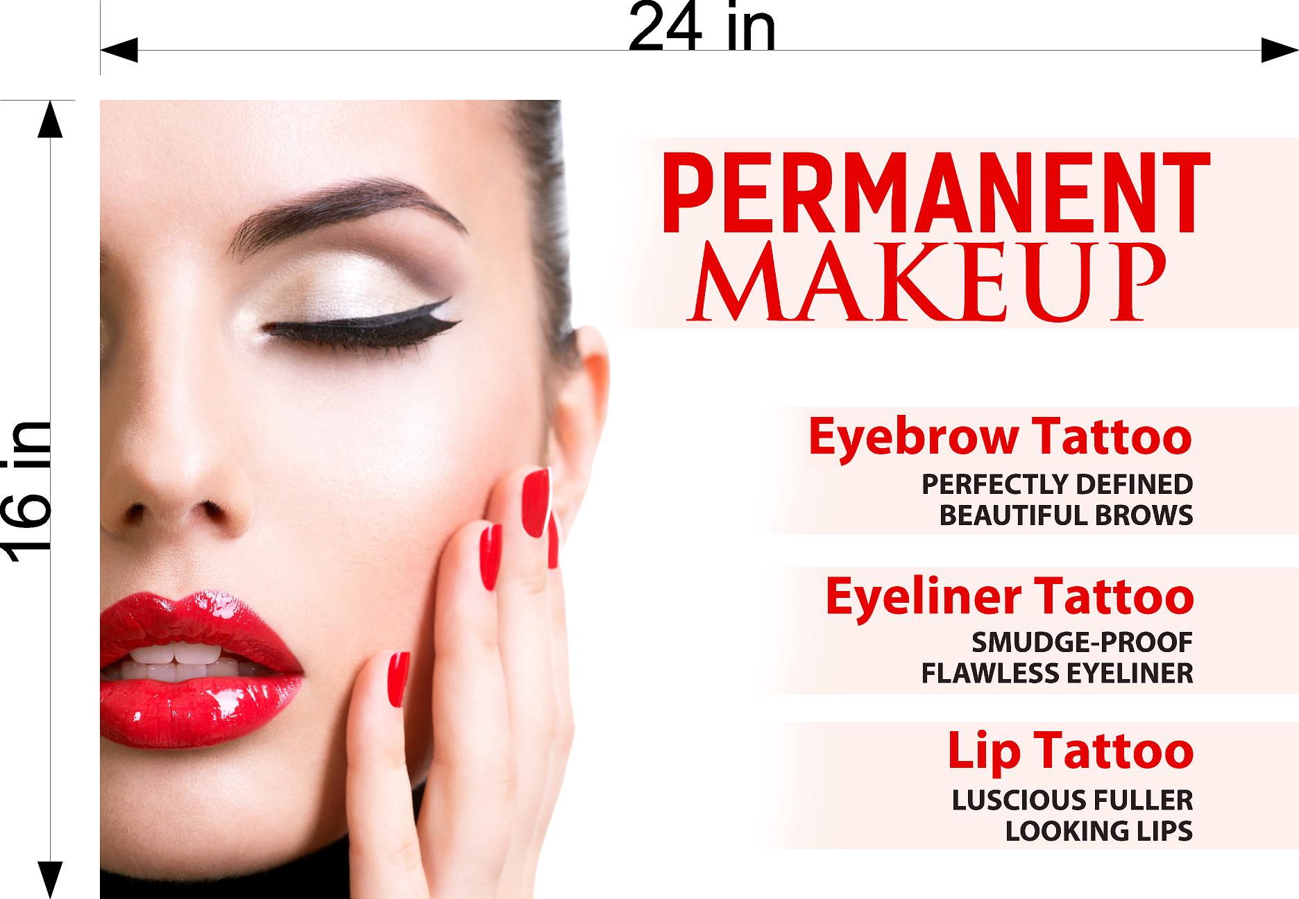 Permanent 9 Horizontal Perforated Windows Makeup | NAILSIGN.com – Nail ...