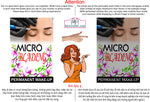 Microblading 11 Perforated Mesh One Way Vision See-Through Window Vinyl Salon Services Permanent Make-Up Vertical