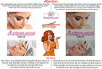 Microblading 13 Perforated Mesh One Way Vision See-Through Window Vinyl Salon Services Permanent Makeup Tattoo Vertical