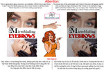 Microblading 16 Perforated Mesh One Way Vision See-Through Window Vinyl Salon Services Permanent Makeup Tattoo Vertical