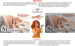 Microblading 19 Perforated Mesh One Way Vision See-Through Window Vinyl Salon Services Permanent Makeup Tattoo Horizontal