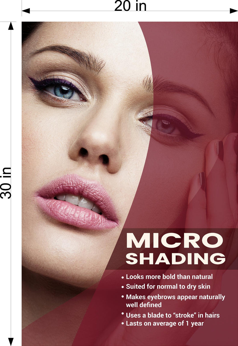 Microshading 06 Window Decal Interior/Exterior Vertical Brows ...