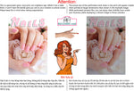 Nails 17 Perforated Mesh One Way Vision See-Through Window Vinyl Salon Sign Vertical