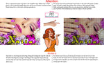 Nails 18 Perforated Mesh One Way Vision See-Through Window Vinyl Salon Sign Horizontal