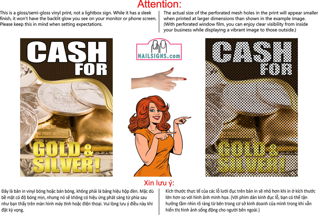Pawn Shop 02 Perforated Mesh One Way Vision See Through Window Vinyl Buy Gold Silver Jewelry Sign Salon Vertical