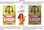 Pawn Shop 08 Perforated Mesh One Way Vision See Through Window Vinyl Buy Gold Silver Jewelry Sign Salon Vertical