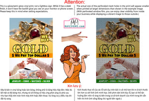 Pawn Shop 01 Perforated Mesh One Way Vision See Through Window Vinyl Buy Gold Silver Jewelry Sign Salon Vertical