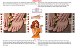 Pedicure & Manicure 13 Perforated Mesh One Way Vision See-Through Window Vinyl Nail Salon Sign Horizontal