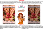 Pedicure & Manicure 14 Perforated Mesh One Way Vision See-Through Window Vinyl Nail Salon Sign Vertical