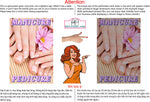 Pedicure & Manicure 18 Perforated Mesh One Way Vision Window Vinyl Nail Salon See Through Sign Vertical