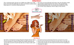 Pedicure & Manicure 02 Perforated Mesh One Way Vision Window Vinyl Nail Salon See-Through Sign Horizontal