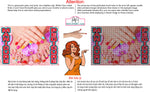 Pedicure & Manicure 03 Perforated Mesh One Way Vision Window Vinyl Nail Salon See-Through Sign Horizontal